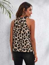 Tie Back Leopard Top